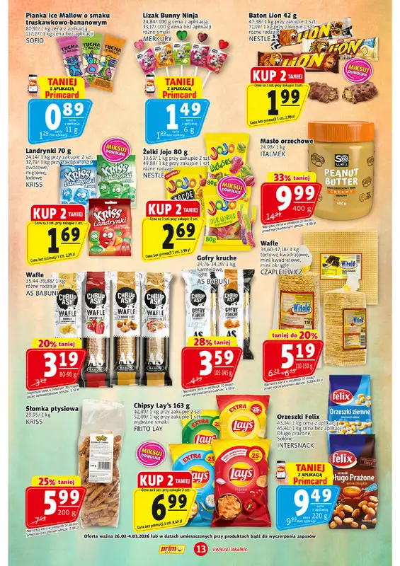 Prim Market - gazetka promocyjna Gazetka od czwartku 26.02 do środy 04.03 - strona 13