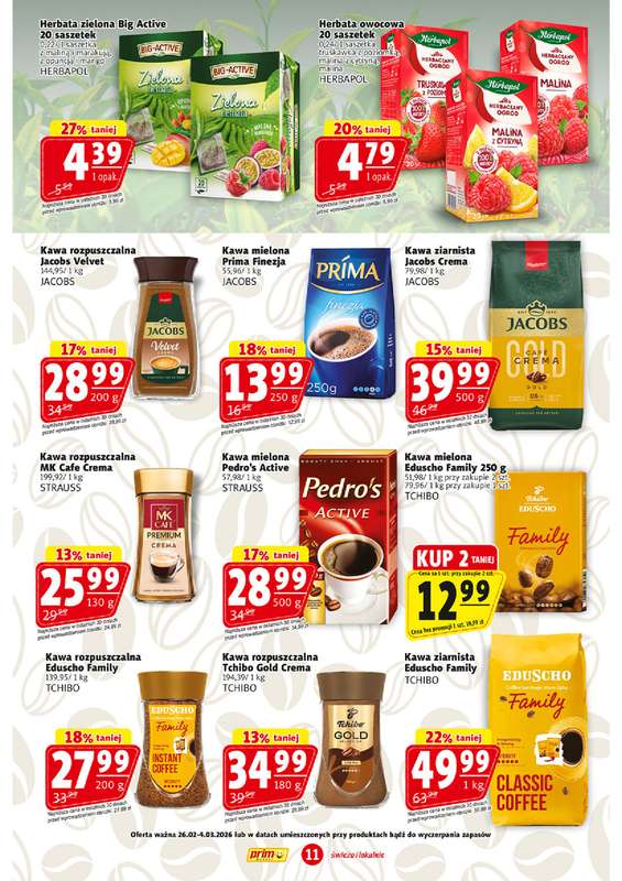 Prim Market - gazetka promocyjna Gazetka od czwartku 26.02 do środy 04.03 - strona 11