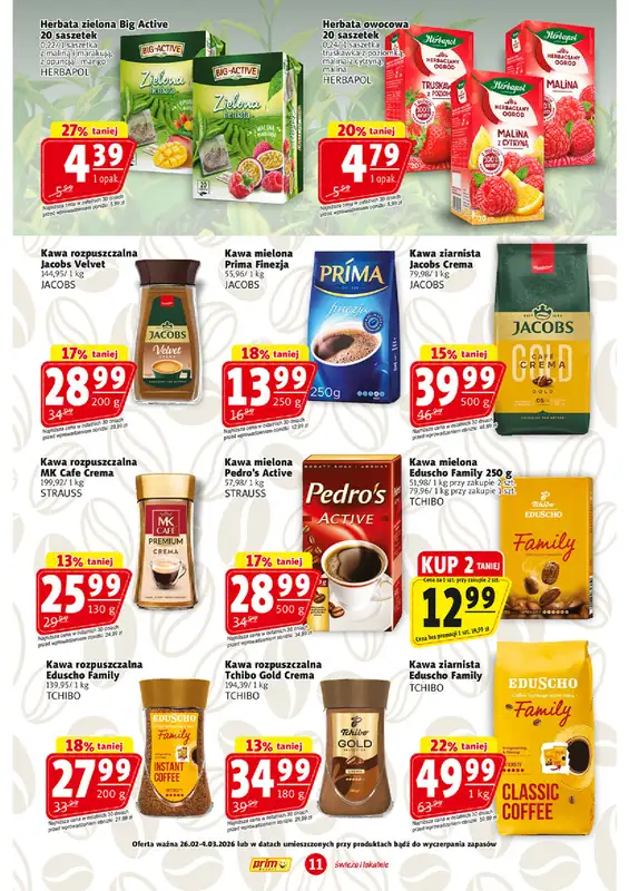 Prim Market - gazetka promocyjna Gazetka od czwartku 26.02 do środy 04.03 - strona 11