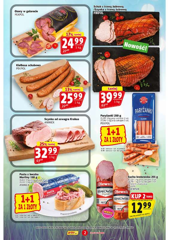 Prim Market - gazetka promocyjna Gazetka od czwartku 26.02 do środy 04.03 - strona 2