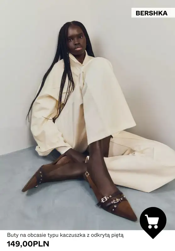Bershka - gazetka promocyjna Buty na obcasie od 129,00 PLN od środy 25.02  - strona 10