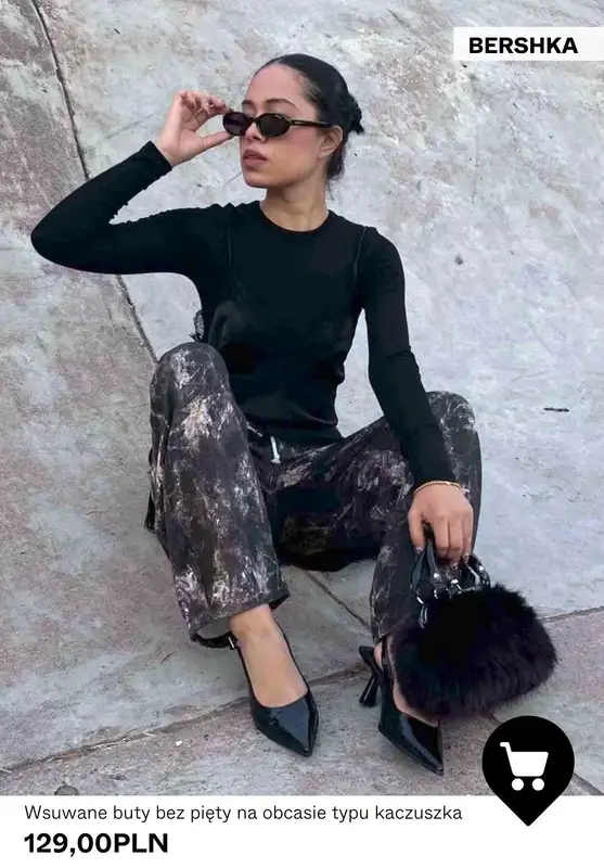 Bershka - gazetka promocyjna Buty na obcasie od 129,00 PLN od środy 25.02  - strona 7