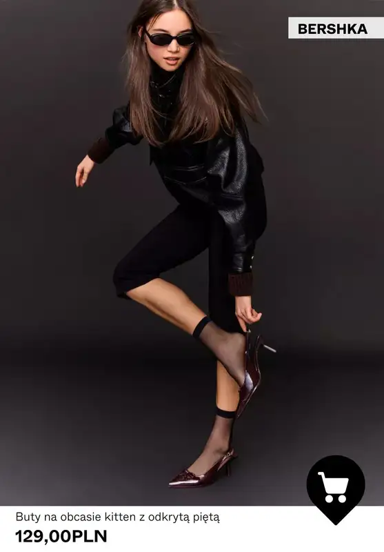Bershka - gazetka promocyjna Buty na obcasie od 129,00 PLN od środy 25.02  - strona 9