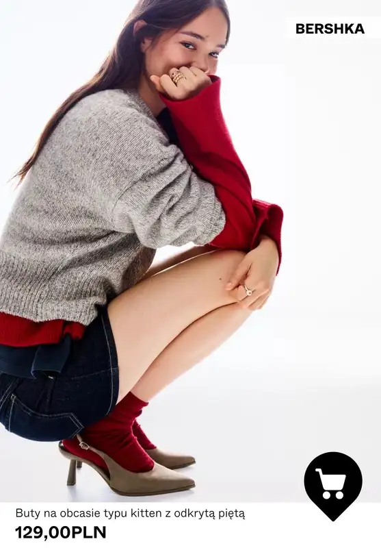 Bershka - gazetka promocyjna Buty na obcasie od 129,00 PLN od środy 25.02  - strona 2