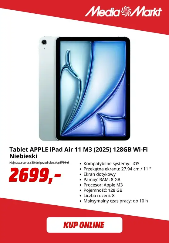 Media Markt - gazetka promocyjna Apple Days - wybrane produkty w super cenach od środy 25.02 do niedzieli 01.03 - strona 3