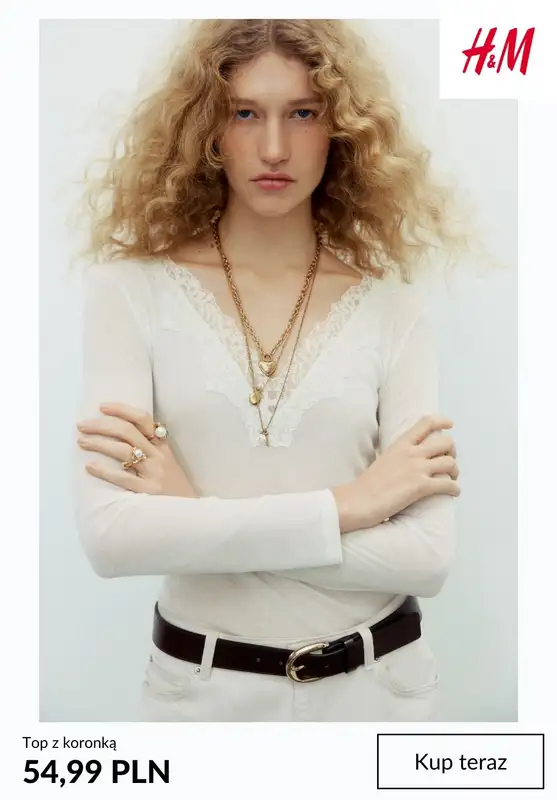 H&M - gazetka promocyjna Ubrania z koronką dla niej od 52,99 PLN od środy 25.02  - strona 4
