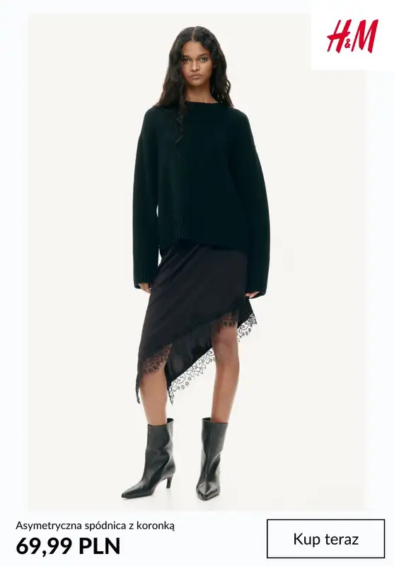 H&M - gazetka promocyjna Ubrania z koronką dla niej od 52,99 PLN od środy 25.02  - strona 6