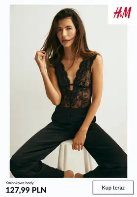 H&M - gazetka promocyjna Ubrania z koronką dla niej od 52,99 PLN od środy 25.02  - strona 9