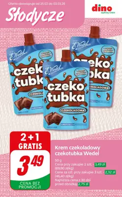 Dino - gazetka promocyjna Najlepsze okazje na SŁODYCZE! od czwartku 26.02 do wtorku 03.03 - strona 2