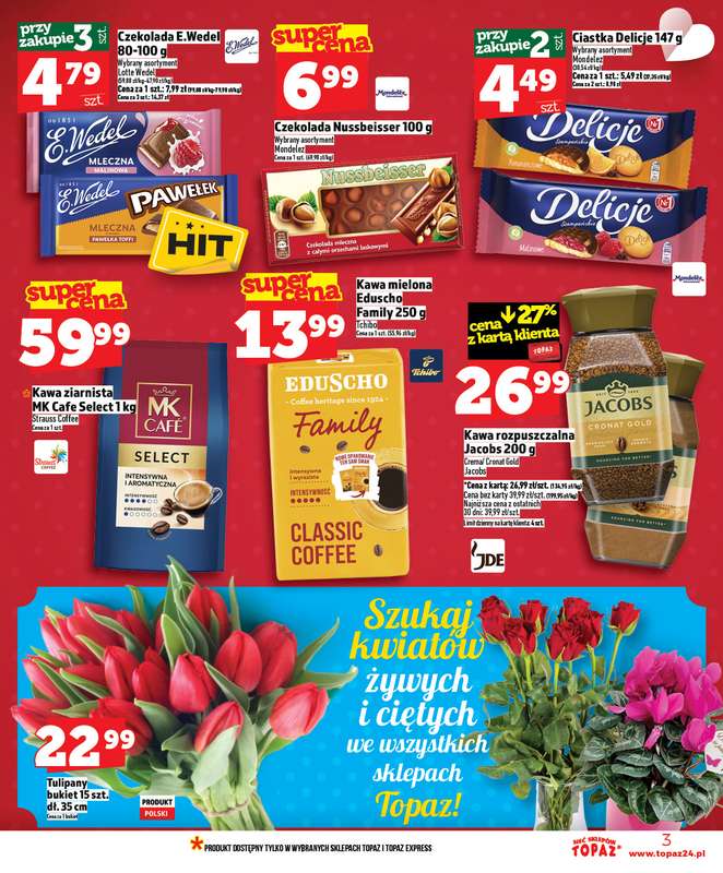 TOPAZ - gazetka promocyjna Superceny od czwartku, 05.03 od czwartku 05.03 do środy 11.03 - strona 3