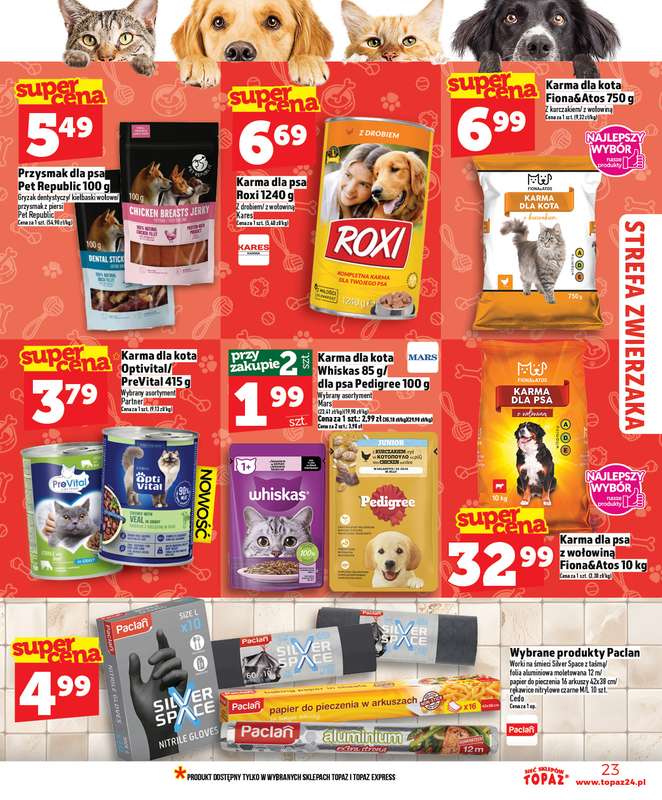 TOPAZ - gazetka promocyjna Superceny od czwartku, 05.03 od czwartku 05.03 do środy 11.03 - strona 23