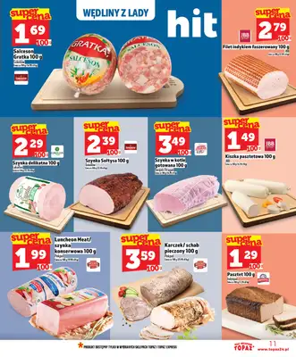 TOPAZ - gazetka promocyjna Superceny od czwartku, 05.03 od czwartku 05.03 do środy 11.03 - strona 11