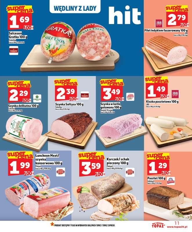 TOPAZ - gazetka promocyjna Superceny od czwartku, 05.03 od czwartku 05.03 do środy 11.03 - strona 11
