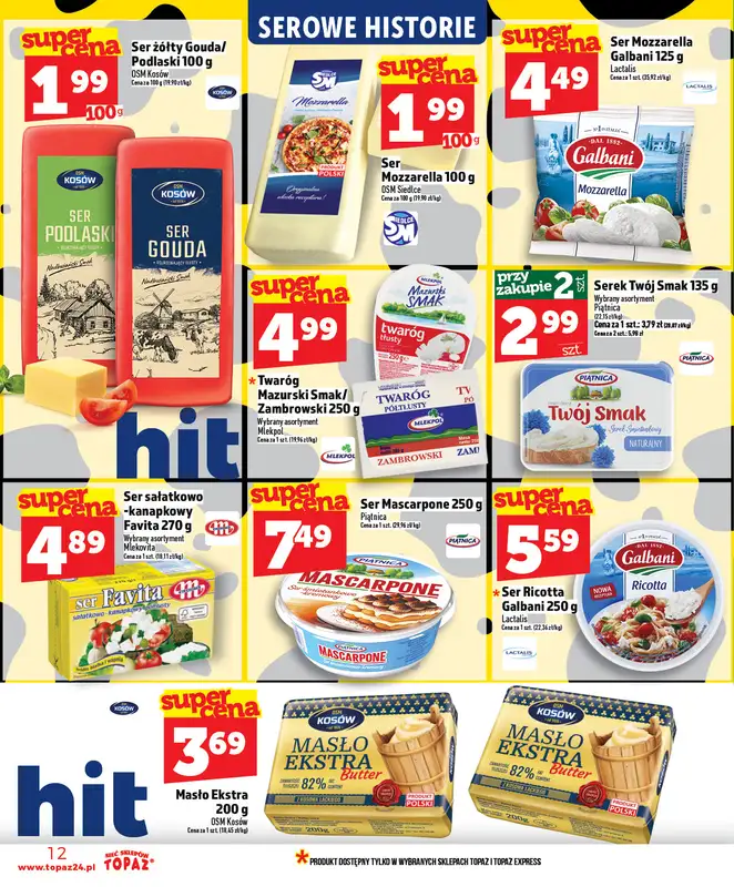 TOPAZ - gazetka promocyjna Superceny od czwartku, 05.03 od czwartku 05.03 do środy 11.03 - strona 12