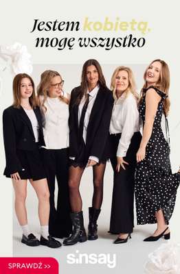 Sinsay - gazetka promocyjna Prezenty na Dzień Kobiet od środy 25.02 do soboty 07.03