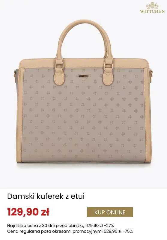 Dzień Kobiet - gazetka promocyjna Wittchen | Torebki na promocji od środy 25.02  - strona 9