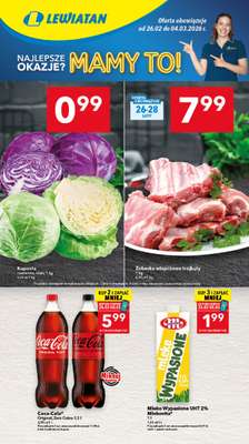 LEWIATAN - gazetka promocyjna Mamy TO w Lewiatanie – Górny Śląsk i Łódź od czwartku 26.02 do środy 04.03