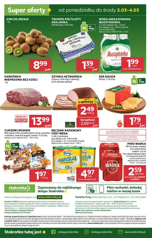 Stokrotka - gazetka promocyjna Gazetka Supermarket od czwartku 26.02 do środy 04.03 - strona 50