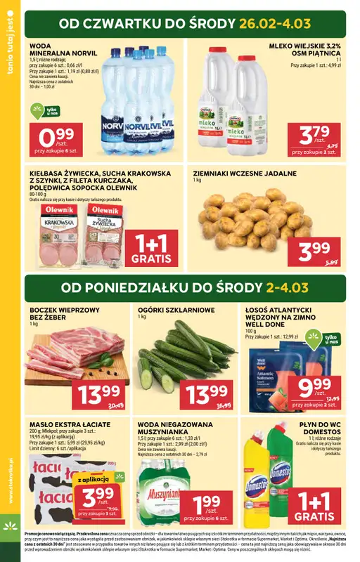 Stokrotka - gazetka promocyjna Gazetka Market od czwartku 26.02 do środy 04.03 - strona 4
