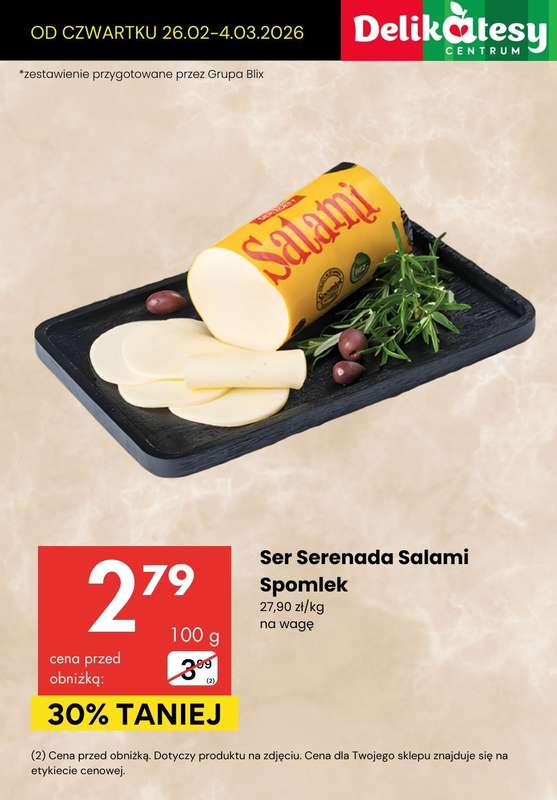 Delikatesy Centrum - gazetka promocyjna Produkty na kanapkę - SPRAWDŹ PROMOCJE! od czwartku 26.02 do środy 04.03 - strona 10