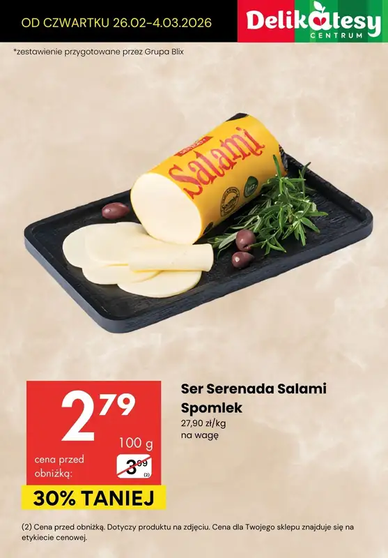 Delikatesy Centrum - gazetka promocyjna Produkty na kanapkę - SPRAWDŻ PROMOCJE! od czwartku 26.02 do środy 04.03 - strona 10