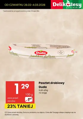 Delikatesy Centrum - gazetka promocyjna Produkty na kanapkę - SPRAWDŻ PROMOCJE! od czwartku 26.02 do środy 04.03 - strona 8