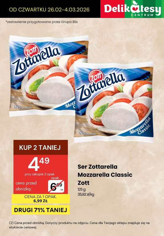 Delikatesy Centrum - gazetka promocyjna Produkty na kanapkę - SPRAWDŹ PROMOCJE! od czwartku 26.02 do środy 04.03 - strona 5