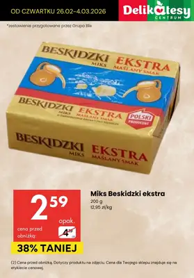 Delikatesy Centrum - gazetka promocyjna Produkty na kanapkę - SPRAWDŻ PROMOCJE! od czwartku 26.02 do środy 04.03 - strona 2