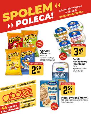 Społem Częstochowa - gazetka promocyjna Plakaty promocyjne od czwartku 26.02 do środy 04.03 - strona 3