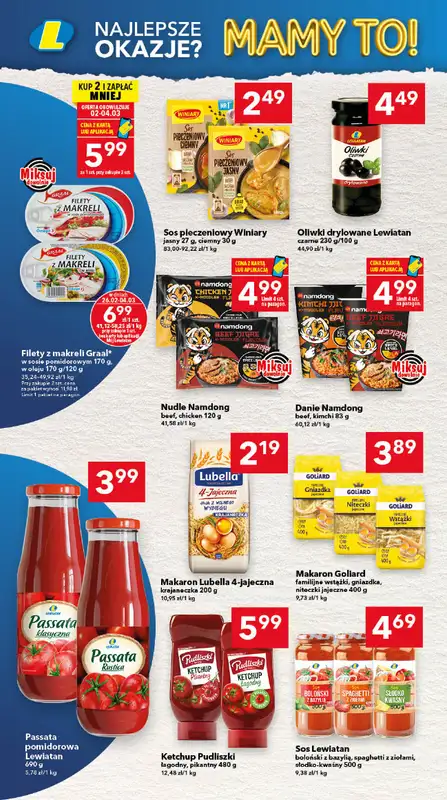 LEWIATAN - gazetka promocyjna Mamy TO w Lewiatanie – Olsztyn od czwartku 26.02 do środy 04.03 - strona 4
