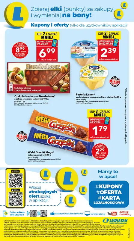 LEWIATAN - gazetka promocyjna Mamy TO w Lewiatanie – woj. podkarpackie od czwartku 26.02 do środy 04.03 - strona 8