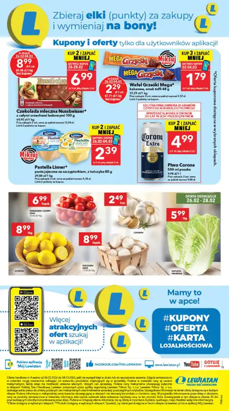 LEWIATAN - gazetka promocyjna Mamy TO w Lewiatanie – Północ od czwartku 26.02 do środy 04.03 - strona 8