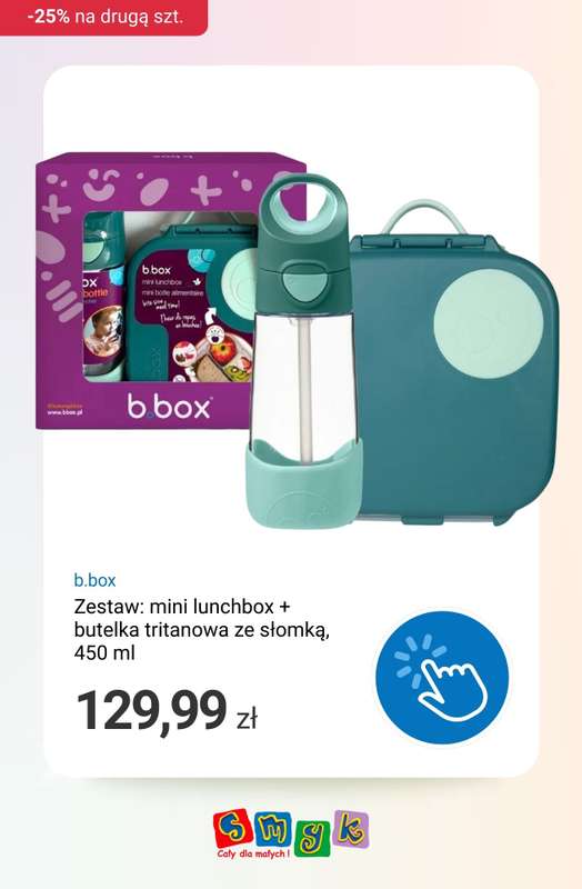 Smyk - gazetka promocyjna Plecaczki, bidony i lunchboxy -25% na drugi produkt od środy 25.02 do środy 04.03 - strona 4