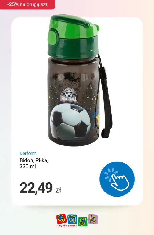 Smyk - gazetka promocyjna Plecaczki, bidony i lunchboxy -25% na drugi produkt od środy 25.02 do środy 04.03 - strona 6