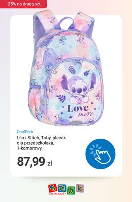 Lilo i Stitch, Toby, plecak dla przedszkolaka, 1-komorowy