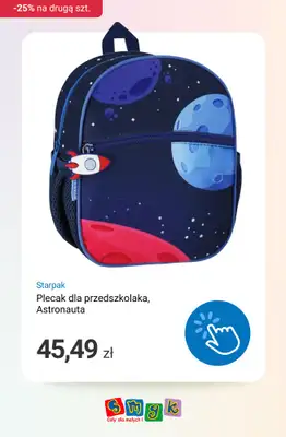 Smyk - gazetka promocyjna Plecaczki, bidony i lunchboxy -25% na drugi produkt od środy 25.02 do środy 04.03 - strona 7