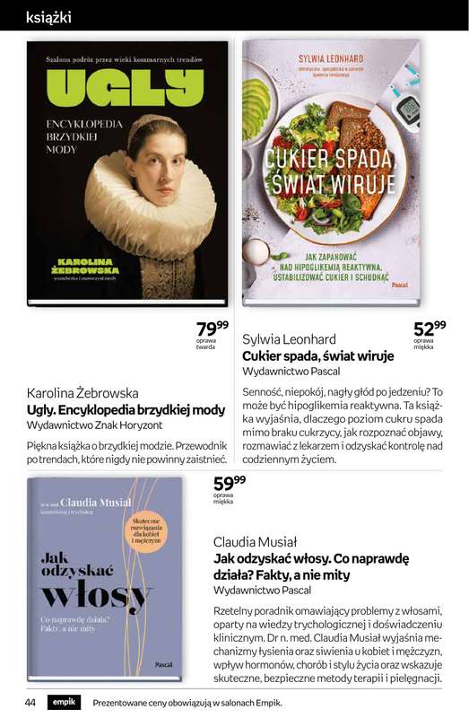 Empik - gazetka promocyjna Tom kultury: książki od środy 25.02 do wtorku 10.03 - strona 44