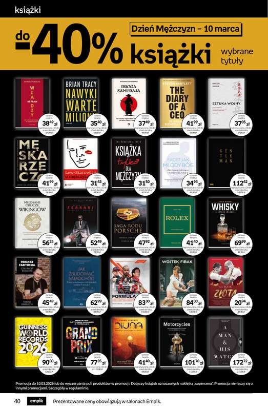Empik - gazetka promocyjna Tom kultury: książki od środy 25.02 do wtorku 10.03 - strona 40