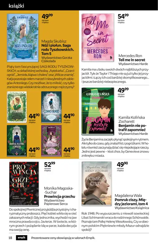 Empik - gazetka promocyjna Tom kultury: książki od środy 25.02 do wtorku 10.03 - strona 18