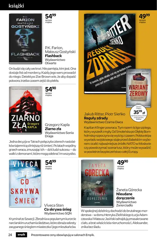 Empik - gazetka promocyjna Tom kultury: książki od środy 25.02 do wtorku 10.03 - strona 24