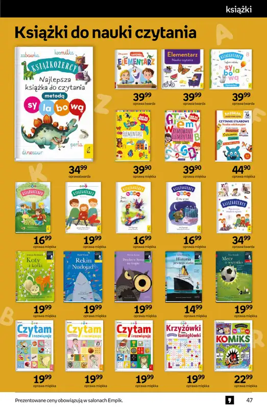 Empik - gazetka promocyjna Tom kultury: książki od środy 25.02 do wtorku 10.03 - strona 47