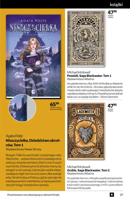 Empik - gazetka promocyjna Tom kultury: książki od środy 25.02 do wtorku 10.03 - strona 27