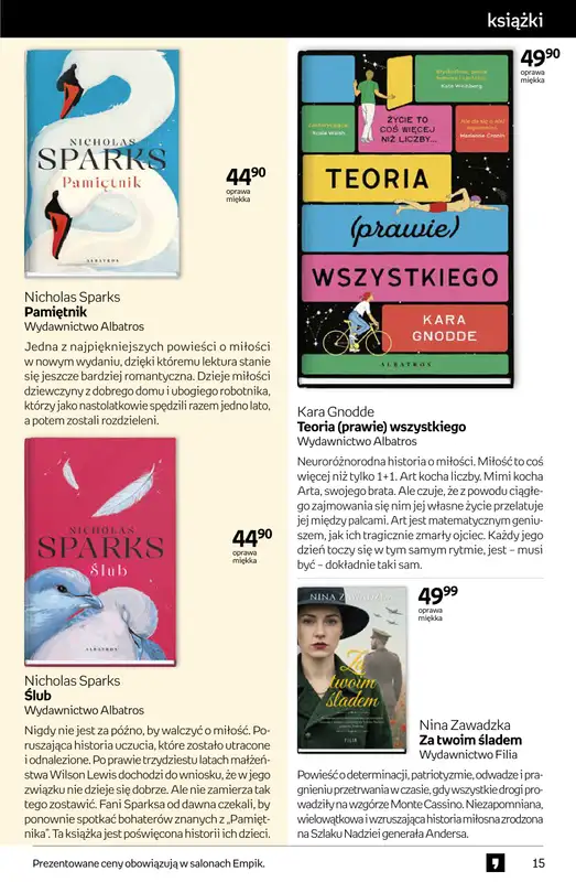 Empik - gazetka promocyjna Tom kultury: książki od środy 25.02 do wtorku 10.03 - strona 15