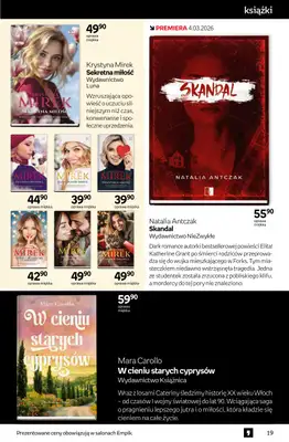 Empik - gazetka promocyjna Tom kultury: książki od środy 25.02 do wtorku 10.03 - strona 19