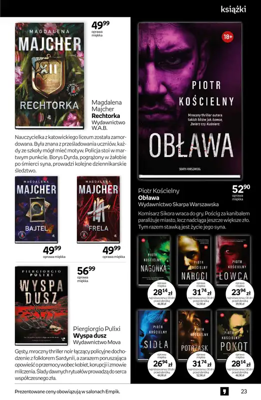 Empik - gazetka promocyjna Tom kultury: książki od środy 25.02 do wtorku 10.03 - strona 23