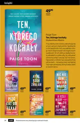 Empik - gazetka promocyjna Tom kultury: książki od środy 25.02 do wtorku 10.03 - strona 14