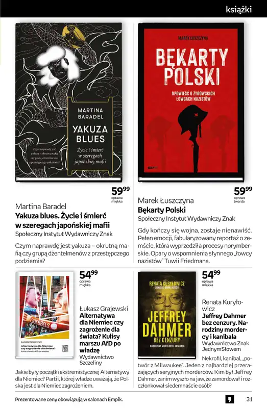Empik - gazetka promocyjna Tom kultury: książki od środy 25.02 do wtorku 10.03 - strona 31