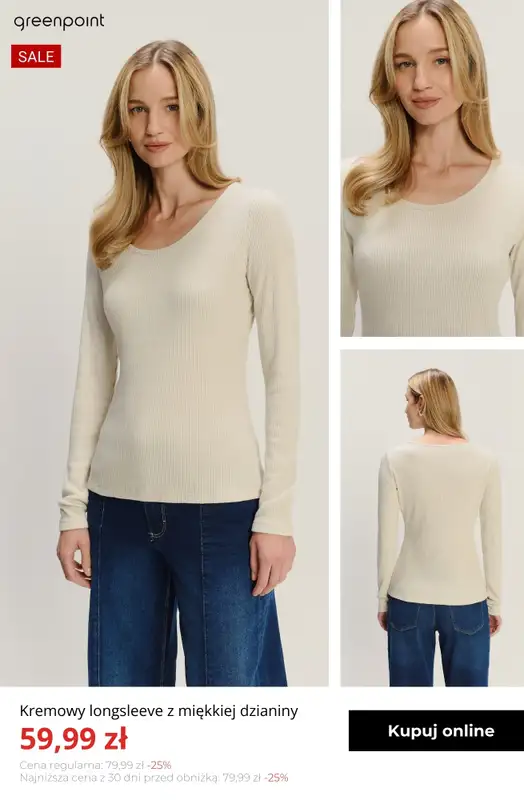 Greenpoint - gazetka promocyjna -50% na WYPRZEDAŻ i -25% na NOWĄ KOLEKCJĘ od środy 25.02  - strona 9