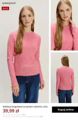 Greenpoint - gazetka promocyjna -50% na WYPRZEDAŻ i -25% na NOWĄ KOLEKCJĘ od środy 25.02  - strona 17