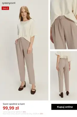 Greenpoint - gazetka promocyjna -50% na WYPRZEDAŻ i -25% na NOWĄ KOLEKCJĘ od środy 25.02  - strona 14